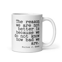 Fulton J. Sheen Quote Mug