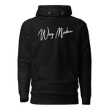 Front View Of A Way Maker Hoodie In Black