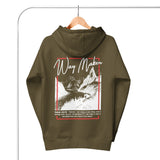 Way Maker Hoodie In Military Green On Hanger