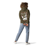 Woman Wearing A Way Maker Hoodie In Military Green