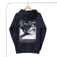 Way Maker Hoodie In Navy On Hanger