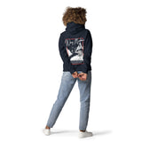 Woman Wearing A Navy Way Maker Hoodie