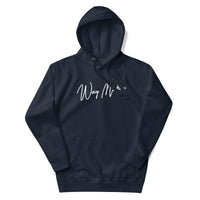 Front View Of A Way Maker Hoodie In Navy