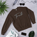 Flat Mockup Of A Brown Truth Sweatshirt