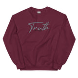 Front Mockup Of A Maroon Truth Sweatshirt