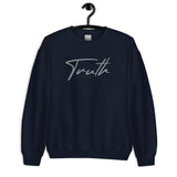 Navy Truth Sweatshirt On Hanger
