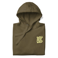 Close Up Of A Child Of God Hoodie In Military Green