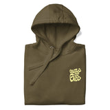 Close Up Of A Child Of God Hoodie In Military Green