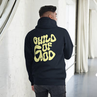 Man Wearing A Navy Child Of God Hoodie