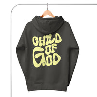 Child Of God Hoodie In Vintage Black On Hanger