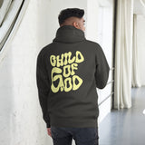 Man Wearing A Child Of God Hoodie In Vintage Black