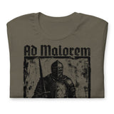 Front View Of A Ad Maiorem Dei Gloriam T-shirt In Army