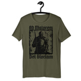 Military Green Ad Maiorem Dei Gloriam T-shirt On Hanger