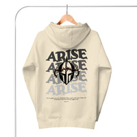 Arise Hoodie In Bone On Hanger