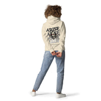 Woman Wearing A Arise Hoodie In Bone