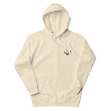 Front View Of A Arise Hoodie In Bone