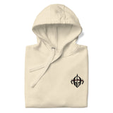 Close Up Of A Arise Hoodie In Bone