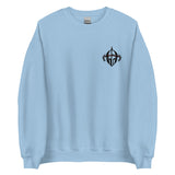 Front View Of A Light Blue Arise Sweatshirt
