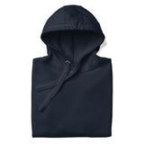 Navy Be The Light Hoodie Close Up