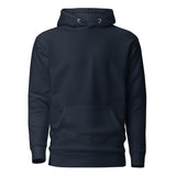 Navy Be The Light Hoodie Front Mockup