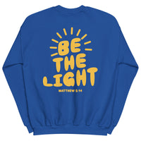Be The Light Sweatshirt In Royal Blue