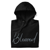 Black Blessed Hoodie Close Up