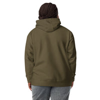 Back View Of A Woman Wearing A Blessed Hoodie