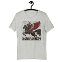 Deus Vult T-shirt In Athletic Heather On Hanger