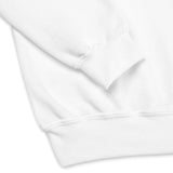 Close Up Details Of A White Faith Can Move Mountains Sweatshirt