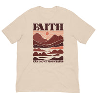 Faith Can Move Mountains T-shirt In Cream