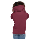 Back View Of A Woman Wearing A Faith Hoodie