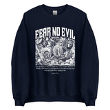 Fear No Evil Sweatshirt In Navy
