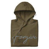 Military Green Forgive Hoodie