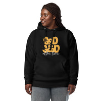 Woman Wearing A Black God Is Good All The Time Hoodie 