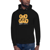 Man Wearing A Black God Is Good All The Time Hoodie 