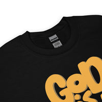 Close Up Of A Black God Is Good All The Time Sweatshirt