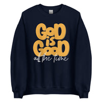 God Is Good All The Time Sweatshirt In Navy