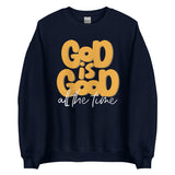 God Is Good All The Time Sweatshirt In Navy