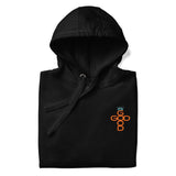 Close Up Of A God Is Good Hoodie In Black