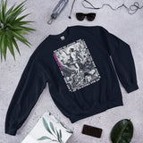 Front View Of A He Has Risen Sweatshirt In Navy