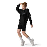 Woman Wearing A Black Hope Hoodie