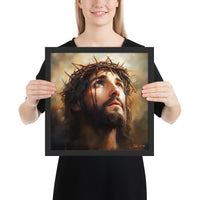 Jesus Portrait Framed Poster