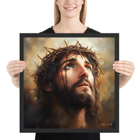 Jesus Portrait Framed Poster