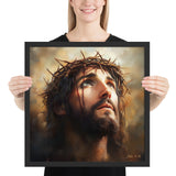 Jesus Portrait Framed Poster