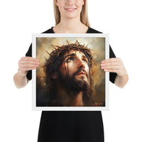 Jesus Portrait Framed Poster