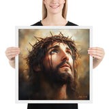 Jesus Portrait Framed Poster