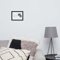 John 15:18 Framed Poster
