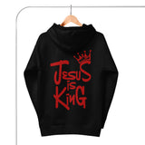 Black Jesus Is King Hoodie On Hanger