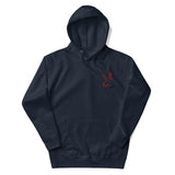 Jesus Is King Hoodie In Navy, Front View