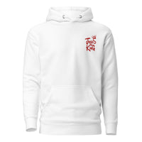 Front View Of Jesus Is King Hoodie In White